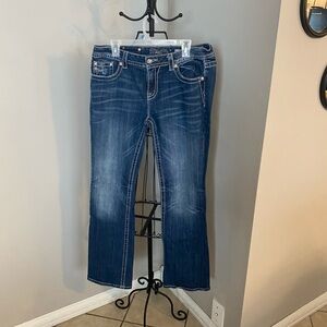 Miss Me Blue Straight Leg Jeans Classic Denim